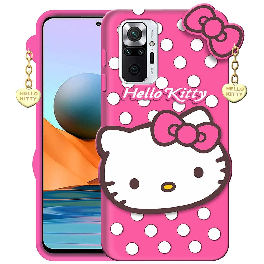 Hello Kitty Cartoon Phone Cover For Redmi Note 10 Pro/Max Back Case Onezeros.in