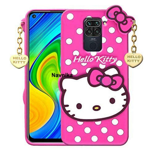 Hello Kitty Cartoon Phone Cover For Redmi Note 9 Back Case Onezeros.in