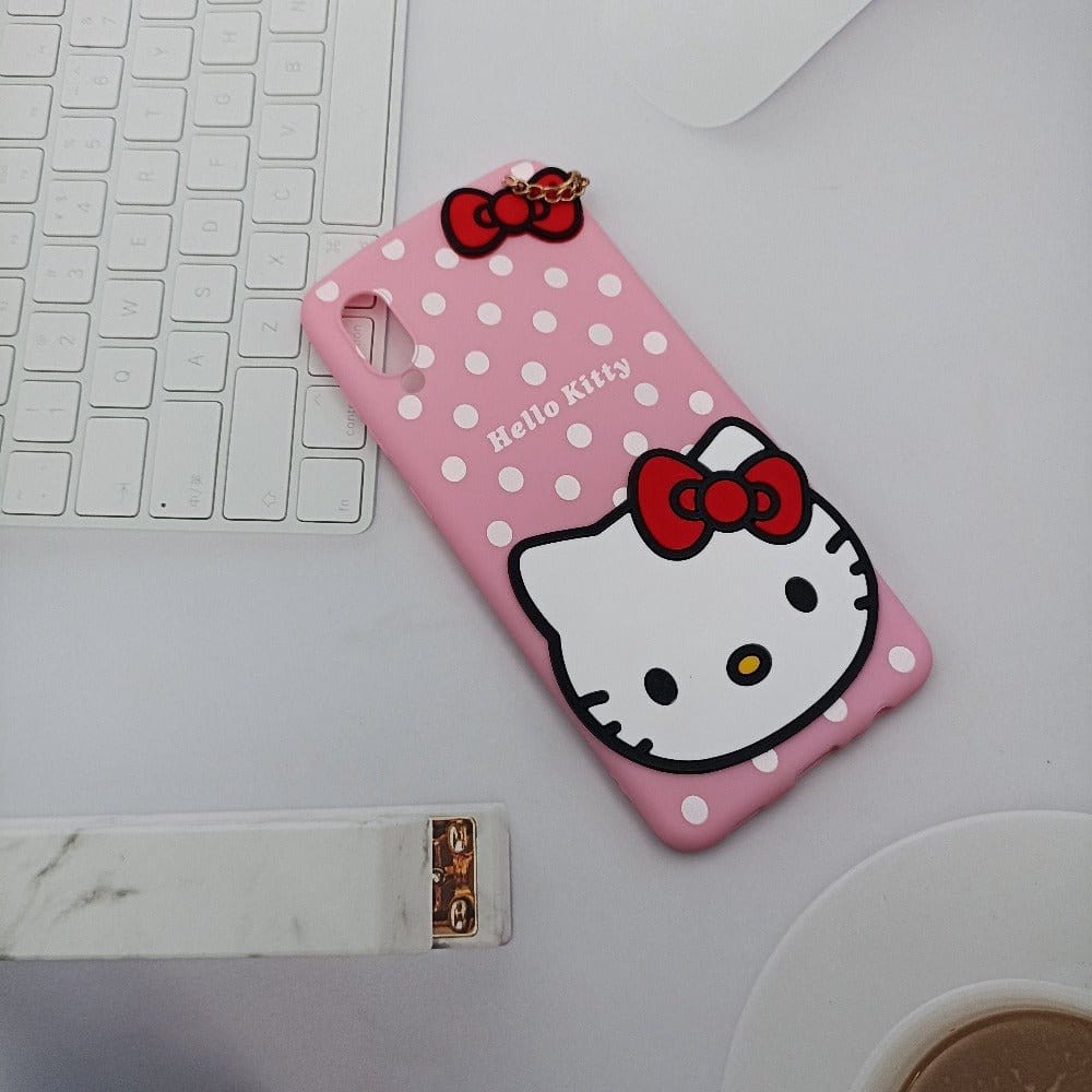 Hello Kitty Cartoon Phone Cover For Samsung Galaxy A02/M02 Back Case Pink Onezeros.in