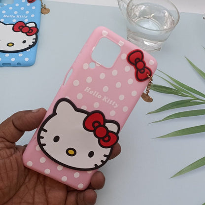 Hello Kitty Cartoon Phone Cover For Samsung Galaxy F62/M62 Back Case Pink Onezeros.in