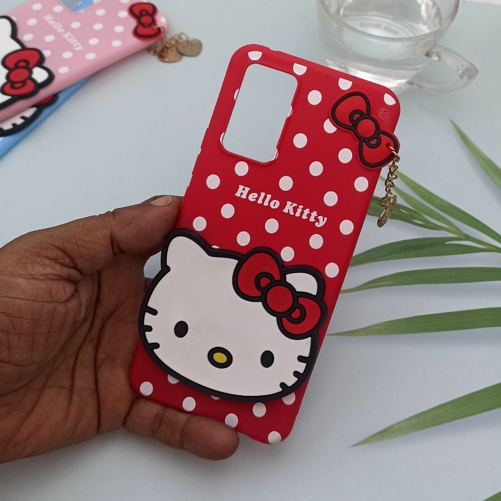 Hello Kitty Cartoon Phone Cover For Vivo Y73 Back Case Red Onezeros.in