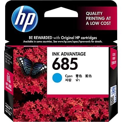 HP 685 Cyan Ink Cartridge HP