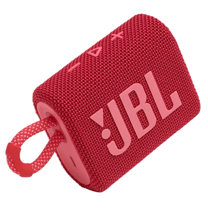 JBL Go 3 Portable Waterproof Speaker Red Onezeros.in