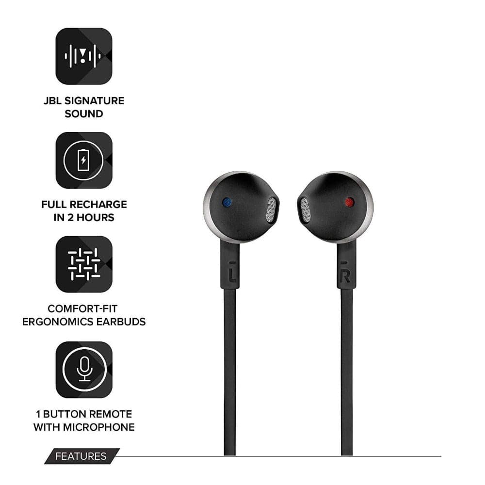 JBL T205BT Wireless Headphones JBL