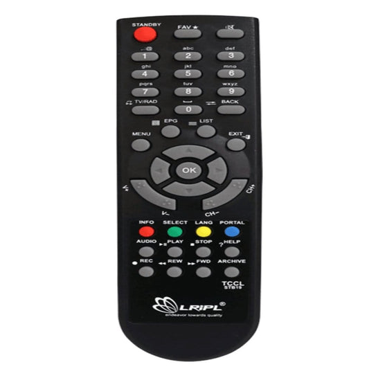 LRIPL Compatible Remote for TCCL Set Top Box Onezeros.in