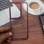 Luxury Metal Camera Frame & Buttons Clear Phone Case for OPPO Reno 8 Pro Plus Mobiles & Accessories