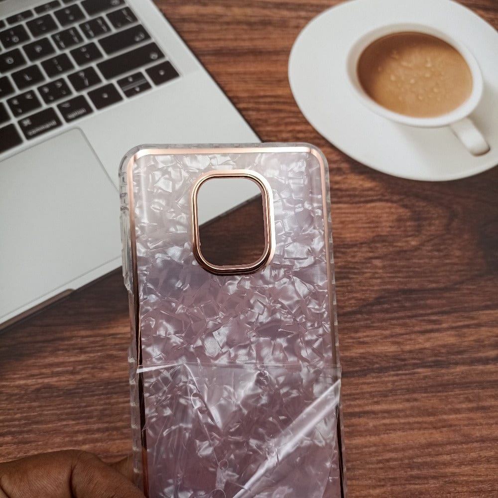 Marble Pattern Back Cover For Redmi Note 9 Pro Phone Case With Pop Up Holder Onezeros.in