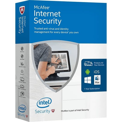 mcafee internet security 3 devices / 1 Year McAfee