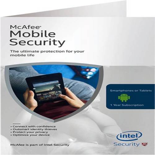 McAfee Mobile Security 1 Device,1 Year - Activation Key Card McAfee