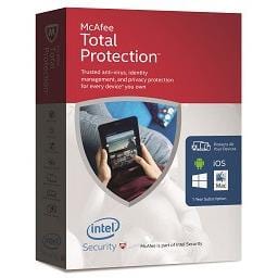 mcafee total protection 10 devices/1 Year McAfee