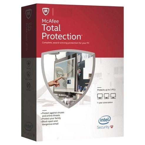 McAfee Total Protection 2019 (3 Users)/1 Year McAfee