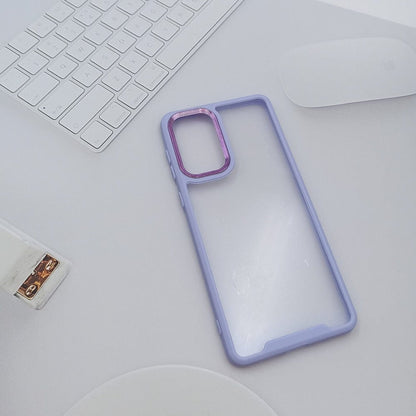 Metal Camera Protective Phone Cover for Samsung Galaxy S22 Lavender Onezeros.in