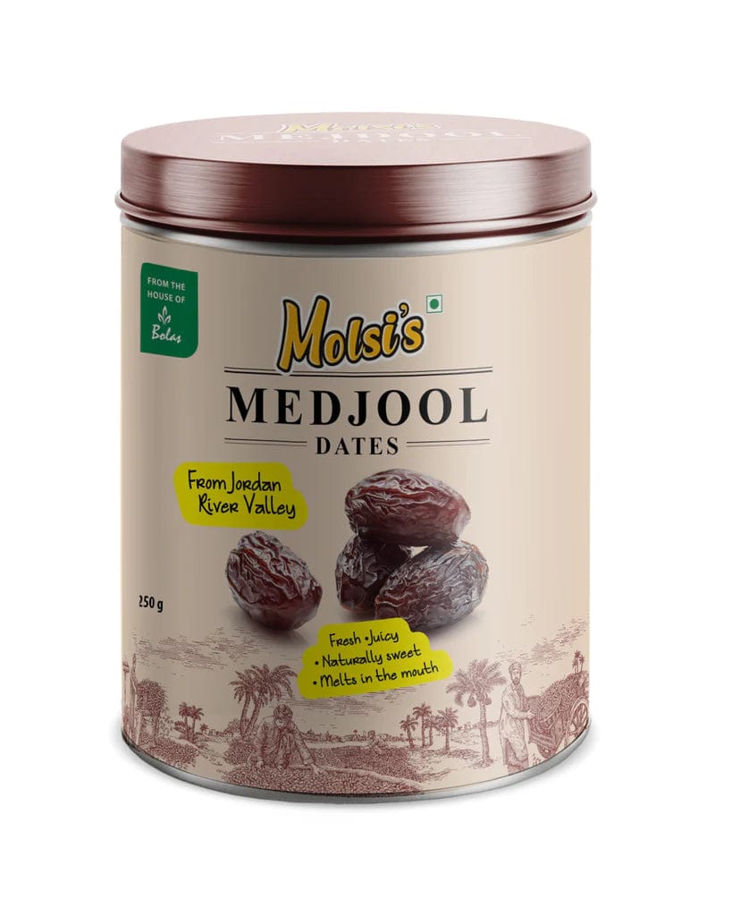 Molsi's Jumbo Medjool Dates 250 grams Onezeros.in