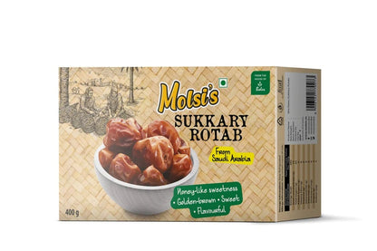 Molsi's Sukkary Rutab Dates 400 grams Onezeros.in