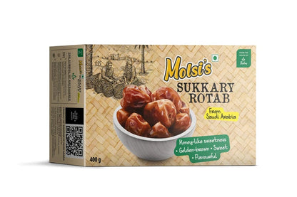 Molsi's Sukkary Rutab Dates 400 grams Onezeros.in