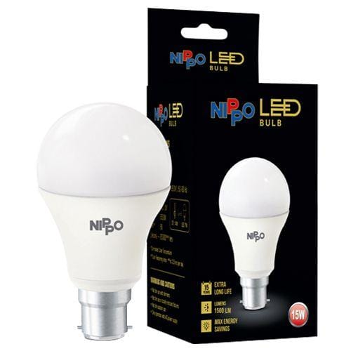 Nippo Base B22 15-Watt LED Bulb (White) NIPPO