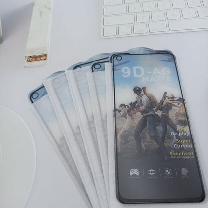 PUBG 9D-AG Matte Tempered Glass for Realme 7 Pro Screen Protector Pack of 5 Onezeros.in