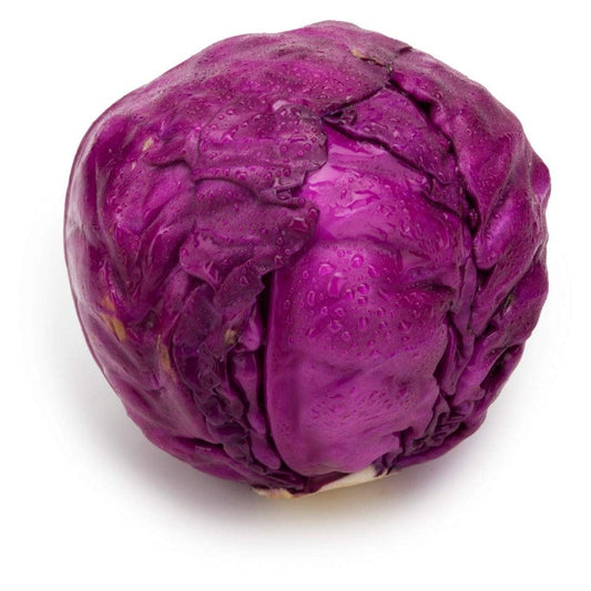 Red Cabbage 1 pc (Approx. 500 grams - 800 grams) Onezeros.in