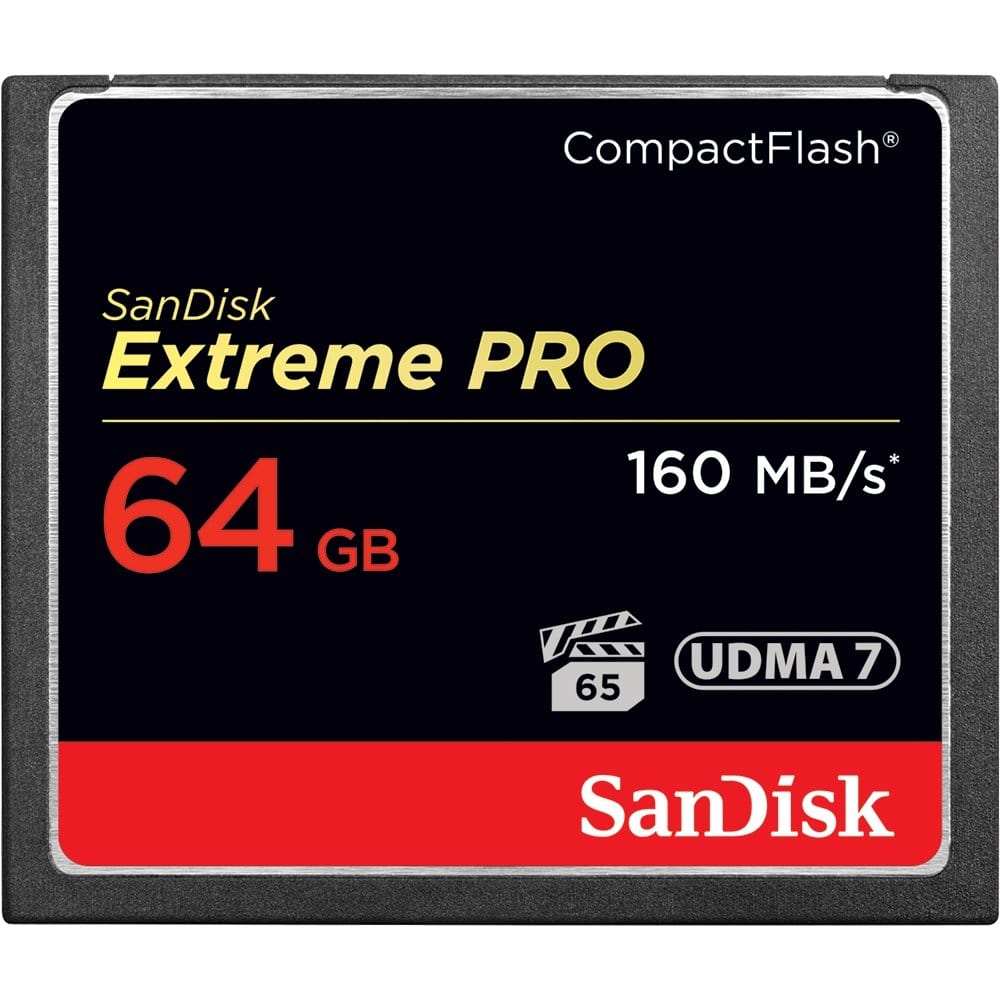 Sandisk Extreme Pro Compact Flash Memory Card 64 GB SanDisk