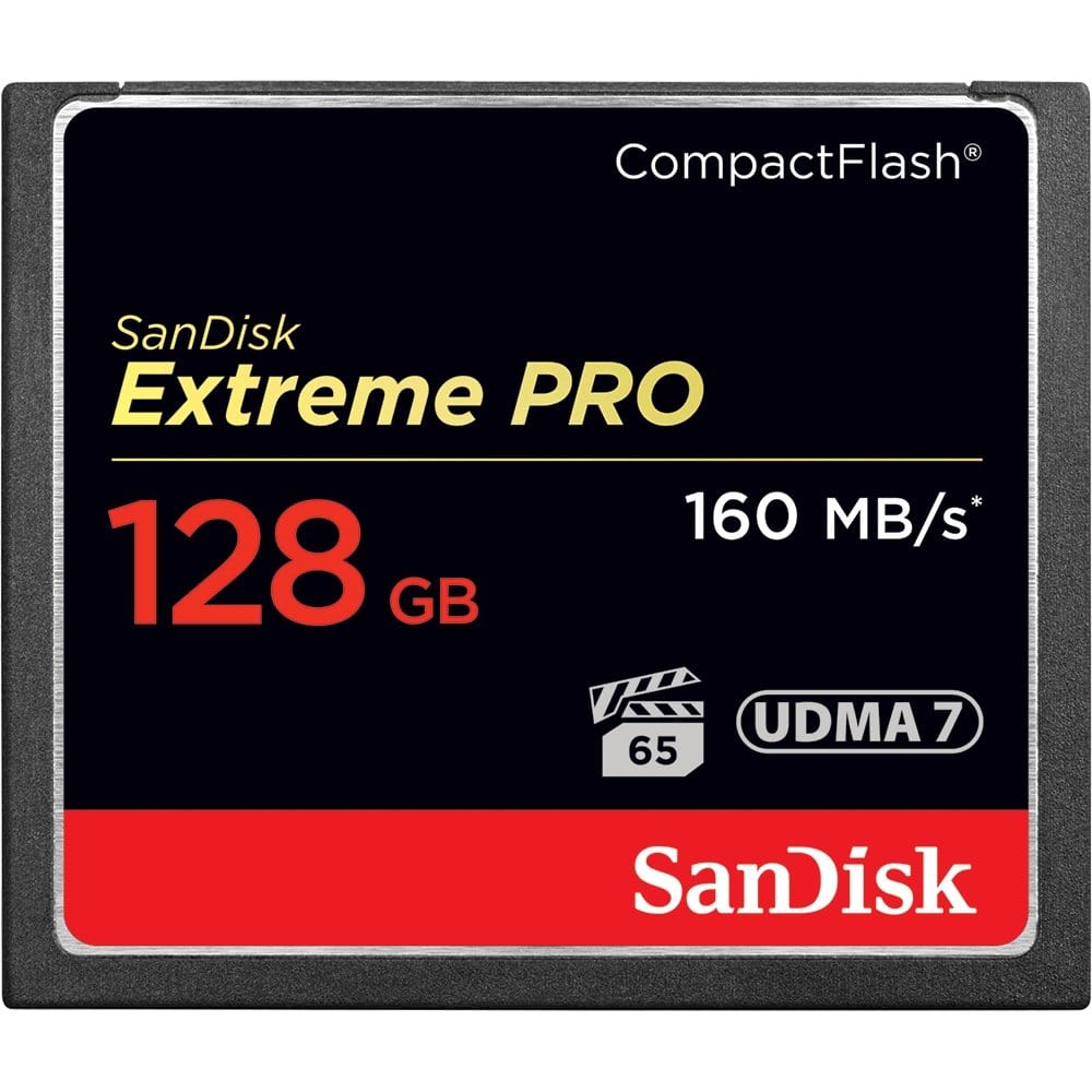 Sandisk Extreme Pro Compact Flash Memory Card 128 GB SanDisk