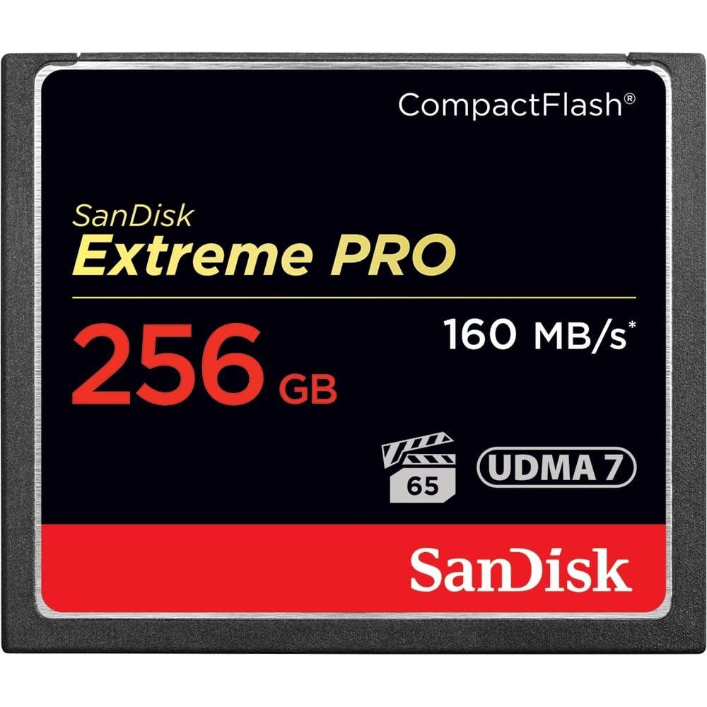 Sandisk Extreme Pro Compact Flash Memory Card 256 GB SanDisk