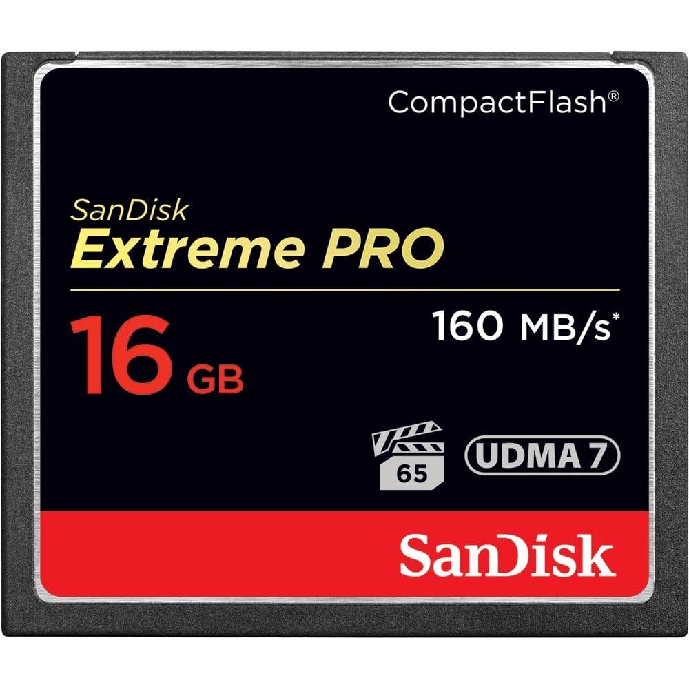 Sandisk Extreme Pro Compact Flash Memory Card 16 GB SanDisk