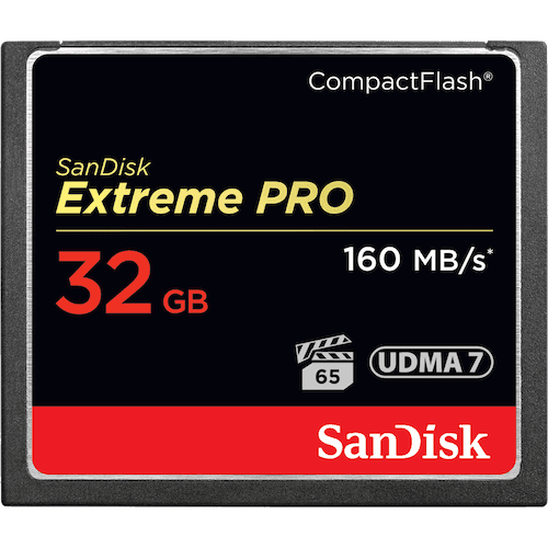 Sandisk Extreme Pro Compact Flash Memory Card 32 GB SanDisk