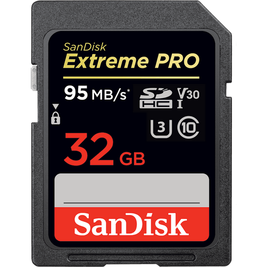 SanDisk Extreme PRO SDHC and SDXC UHS-I Cards 32 GB Onezeros.in