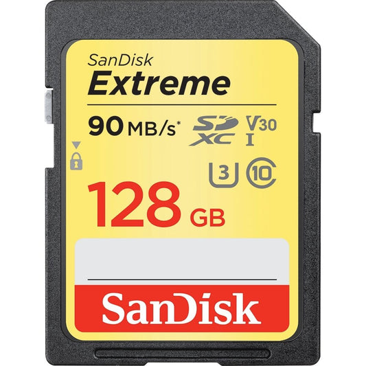 SanDisk Extreme SDHC/SDXC UHS-I Memory Cards 128 GB Onezeros.in