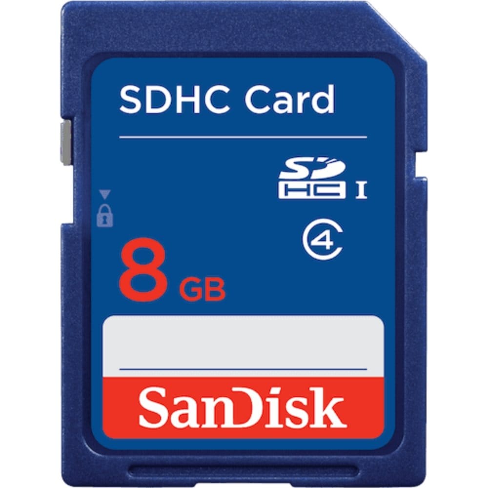 Sandisk SDHC Memory Cards 8 GB SanDisk