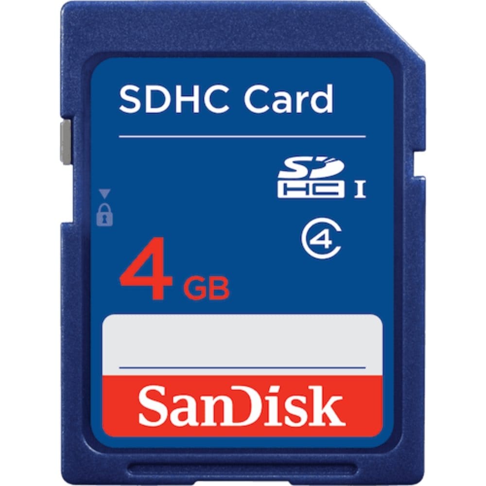 Sandisk SDHC Memory Cards 4 GB SanDisk