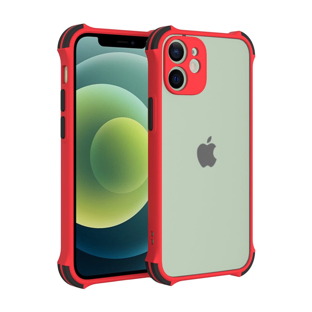 Shockproof Smoke Case For iPhone 12 Mini Mobile Cover Red Onezeros.in