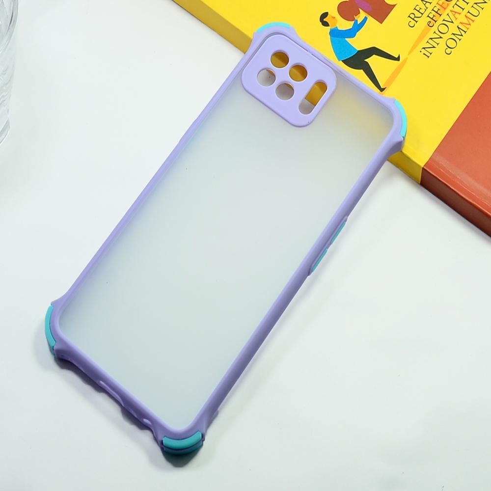 Shockproof Smoke Case For OPPO F17 Mobile Cover Pebble Onezeros.in