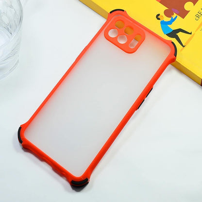 Shockproof Smoke Case For OPPO F17 Pro Mobile Cover Red Onezeros.in