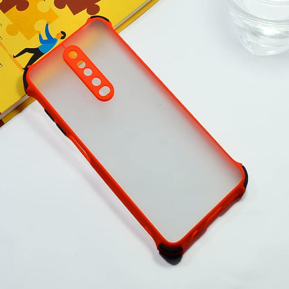 Shockproof Smoke Case For POCO X2 Mobile Cover Red Onezeros.in