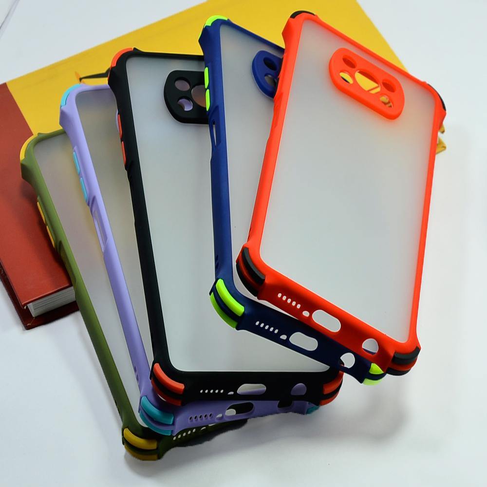 Shockproof Smoke Case For POCO X3 Mobile Cover Onezeros.in