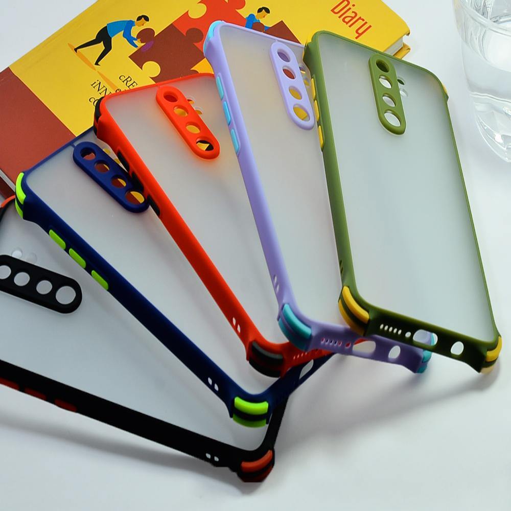 Shockproof Smoke Case For Redmi Note 8 Pro Mobile Cover Onezeros.in