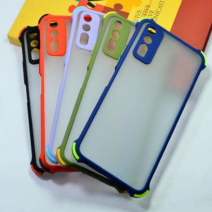 Shockproof Smoke Case For Vivo Y20/Y12s Mobile Cover Onezeros.in