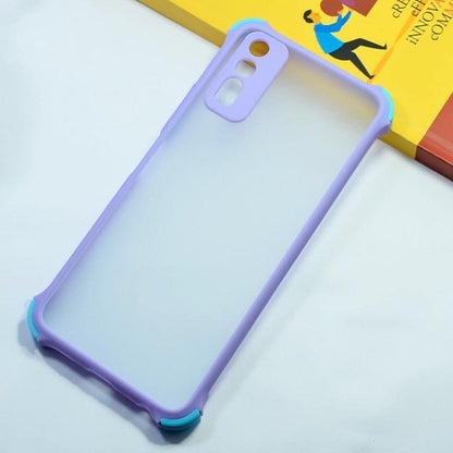 Shockproof Smoke Case For Vivo Y20/Y12s Mobile Cover Pebble Onezeros.in