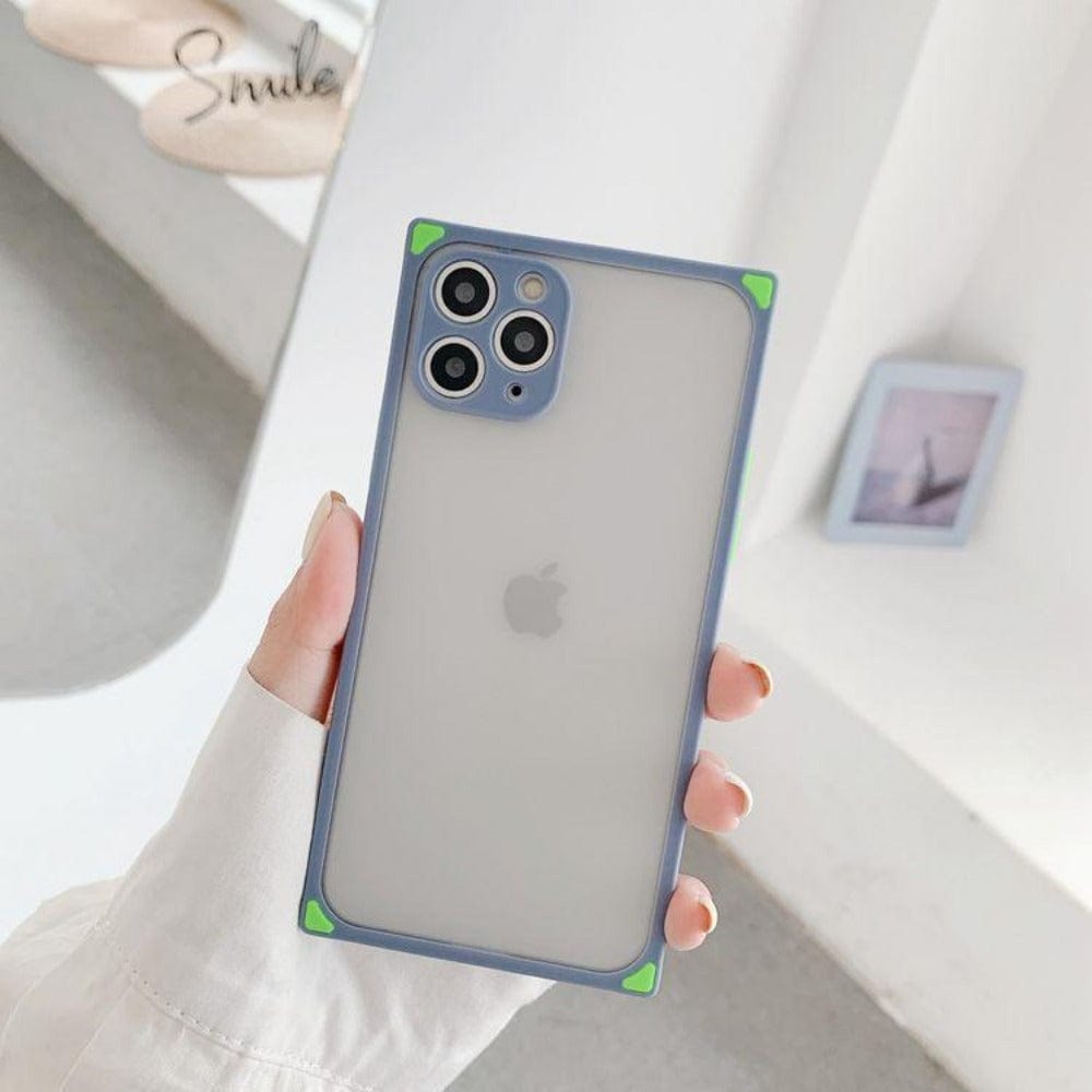 Square Smoke Case for Redmi Note 9 Mobile Back Cover  Onezeros.in