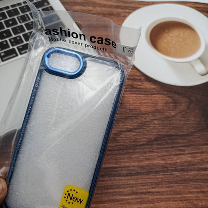 Transparent Design Case For iPhone 6 Electroplating Camera Phone Cover Onezeros.in