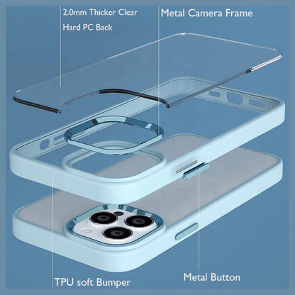 Transparent Design Case For iPhone 6 Electroplating Camera Phone Cover Onezeros.in