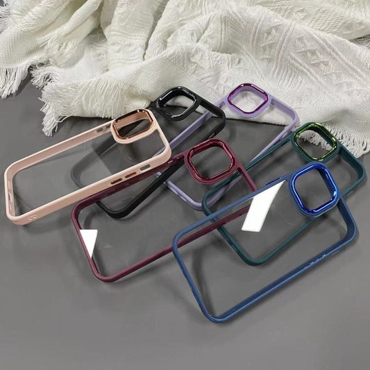 Transparent Design Case For OnePlus Nord CE 2 5G Electroplating Camera Phone Cover Onezeros.in