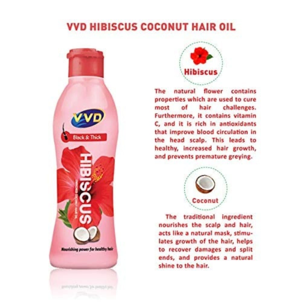 VVD Hibiscus Enriched Coconut Hair Oil VVD & Sons Pvt. Ltd