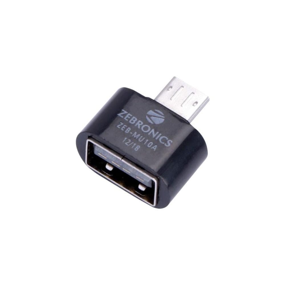 Zebronics ZEB-MU10A Micro USB to USB OTG adapter Zebronics